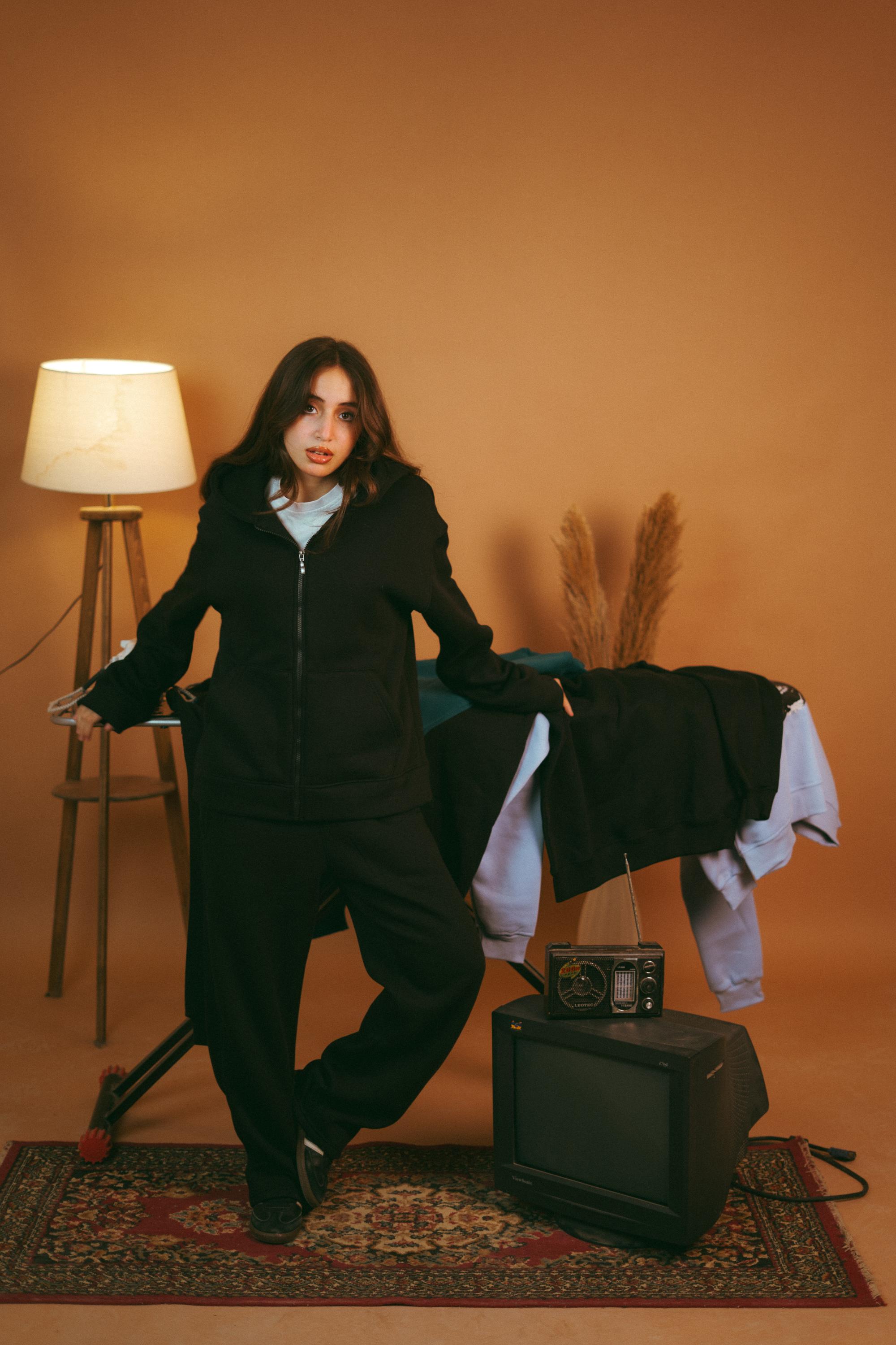 Black Boxfit Zipper Set