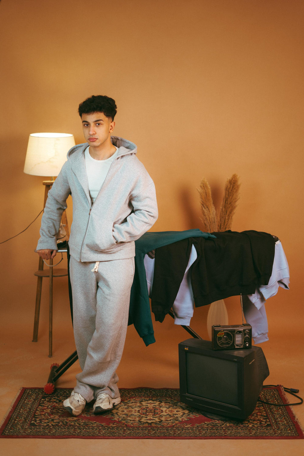 Gray Boxfit Zipper Set